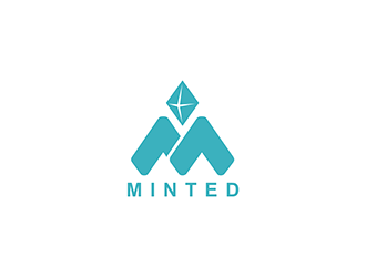 Minted logo design by enzidesign