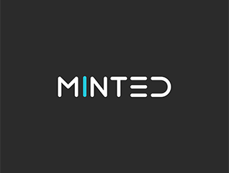 Minted logo design by enzidesign