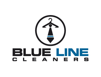 BLUE LINE CLEANERS logo design by pambudi
