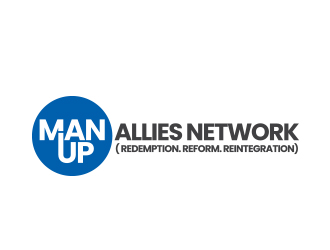 MAN UP ALLIES NETWORK ( Redemption. Reform. Reintegration) logo design by AB212