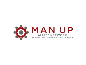 MAN UP ALLIES NETWORK ( Redemption. Reform. Reintegration) logo design by johana