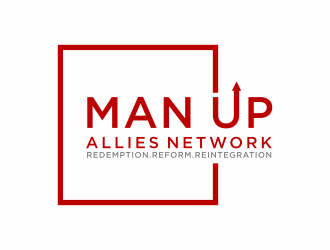 MAN UP ALLIES NETWORK ( Redemption. Reform. Reintegration) logo design by christabel