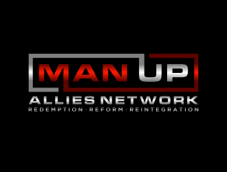 MAN UP ALLIES NETWORK ( Redemption. Reform. Reintegration) logo design by salis17