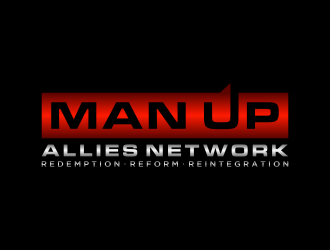 MAN UP ALLIES NETWORK ( Redemption. Reform. Reintegration) logo design by salis17