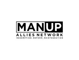 MAN UP ALLIES NETWORK ( Redemption. Reform. Reintegration) logo design by RIANW