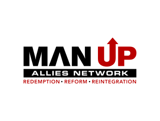 MAN UP ALLIES NETWORK ( Redemption. Reform. Reintegration) logo design by ingepro