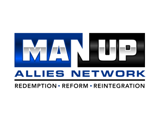 MAN UP ALLIES NETWORK ( Redemption. Reform. Reintegration) logo design by ingepro