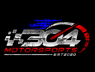 304Motorsports logo design by hidro