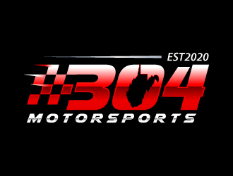 304Motorsports logo design by uttam