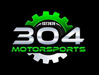 304Motorsports logo design by uttam