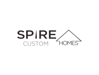 Spire Custom Homes logo design by dayco