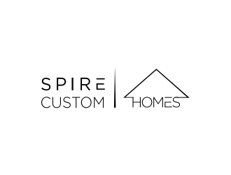 Spire Custom Homes logo design by dayco