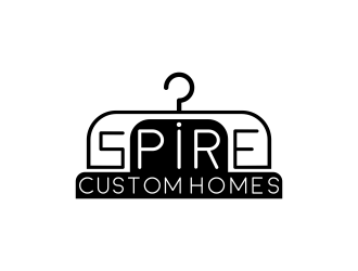 Spire Custom Homes logo design by Msinur