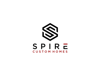 Spire Custom Homes logo design by asyqh