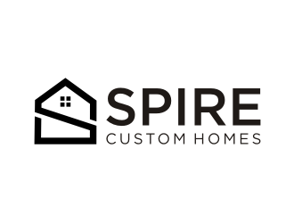 Spire Custom Homes logo design by Franky.