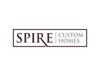 Spire Custom Homes logo design by Barkah