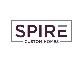 Spire Custom Homes logo design by Barkah