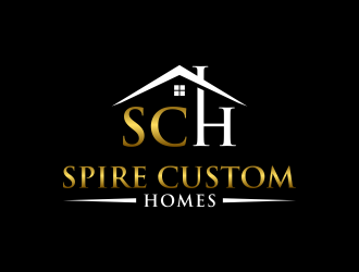 Spire Custom Homes logo design by dodihanz