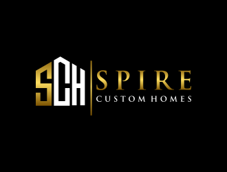 Spire Custom Homes logo design by dodihanz