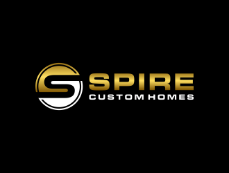 Spire Custom Homes logo design by dodihanz
