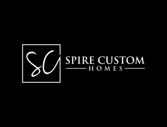 Spire Custom Homes logo design by mukleyRx