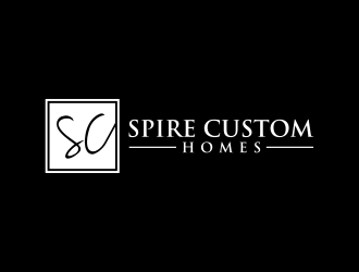 Spire Custom Homes logo design by mukleyRx
