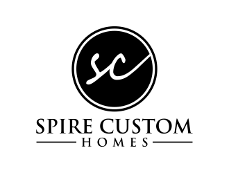 Spire Custom Homes logo design by mukleyRx