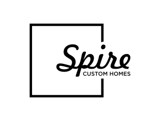Spire Custom Homes logo design by mukleyRx