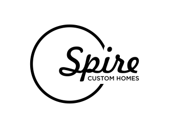 Spire Custom Homes logo design by mukleyRx