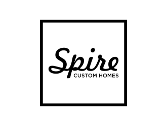 Spire Custom Homes logo design by mukleyRx