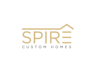 Spire Custom Homes logo design by CreativeKiller