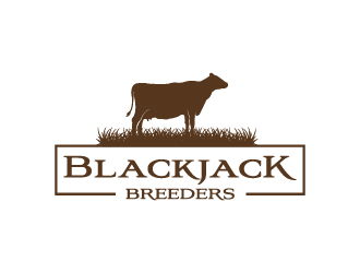 Blackjack Breeders logo design by wongndeso
