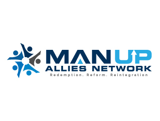 MAN UP ALLIES NETWORK ( Redemption. Reform. Reintegration) logo design by jaize