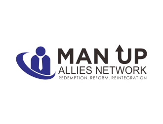 MAN UP ALLIES NETWORK ( Redemption. Reform. Reintegration) logo design by Greenlight