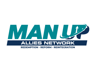 MAN UP ALLIES NETWORK ( Redemption. Reform. Reintegration) logo design by ekitessar