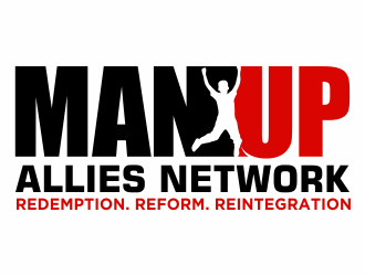 MAN UP ALLIES NETWORK ( Redemption. Reform. Reintegration) logo design by agus