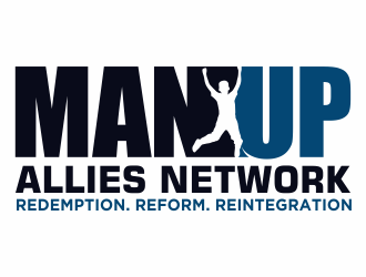 MAN UP ALLIES NETWORK ( Redemption. Reform. Reintegration) logo design by agus