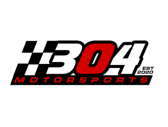 304Motorsports logo design by kunejo