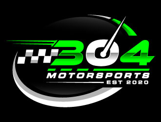 304Motorsports logo design by Suvendu