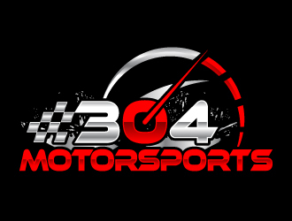 304Motorsports logo design by Suvendu