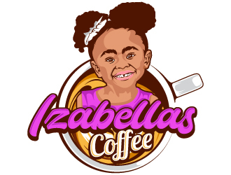 Izabellas Coffee logo design by Suvendu