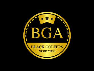 black golfers association (BGA) logo design by fritsB