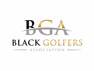 black golfers association (BGA) logo design by ozenkgraphic
