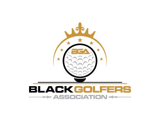 black golfers association (BGA) logo design by zinnia