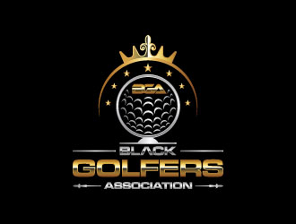 black golfers association (BGA) logo design by zinnia