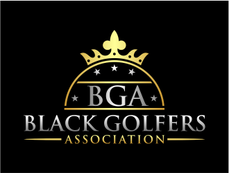 black golfers association (BGA) logo design by cintoko