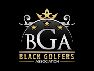 black golfers association (BGA) logo design by Suvendu