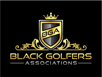 black golfers association (BGA) logo design by cintoko