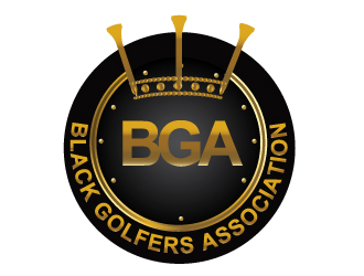 black golfers association (BGA) logo design by webmall