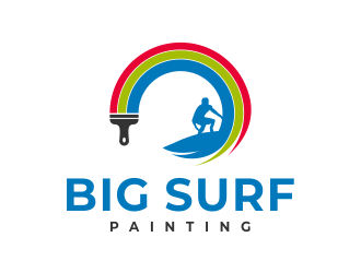 Big Surf Painting logo design by Galfine